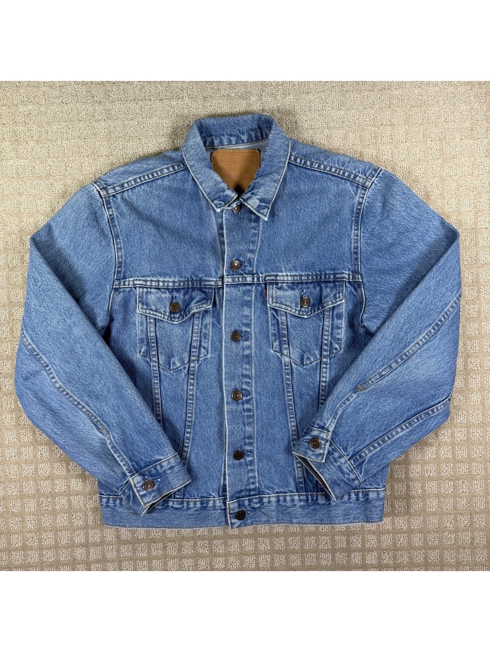 Levi's Blue Denim Trucker Jacket Made in Canada M